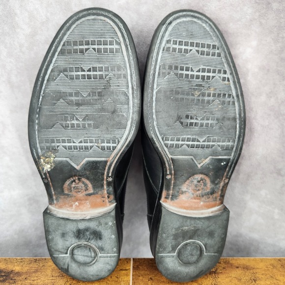 Cable‎ & Co. Oxford Shoes Mens 9 Black Leather Cap Toe Dress Shoes Italy main image 11